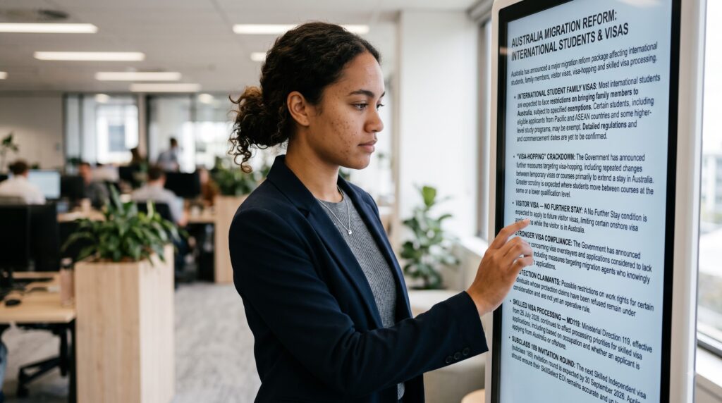 Australia Migration Reform 2026: Major Visa Changes for Students, Visitors & Skilled Applicants